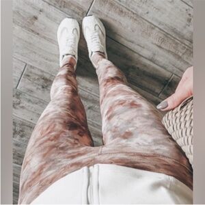 Lululemon Align High-Rise Legging Diamond Dye Misty Shell Cacao Diffuse Dot Foil